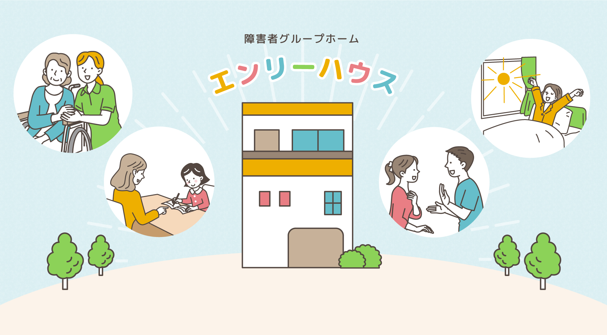 障害者グループホーム エンリーハウス